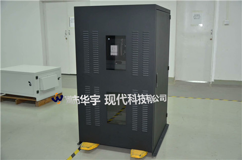 我司21号发货浙江，为浙江某公司提供定制款恒温恒湿户外投影仪安装柜(图2)