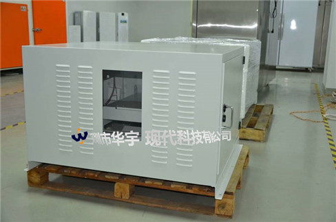 我公司为河南郑州某公司提供单层户外投影机防护柜(图1)
