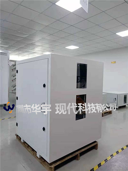 我司为深圳某公司定制室外投影机柜