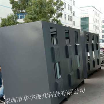 震撼!内可置6台投影仪的投影机安装柜凌晨出货了!
